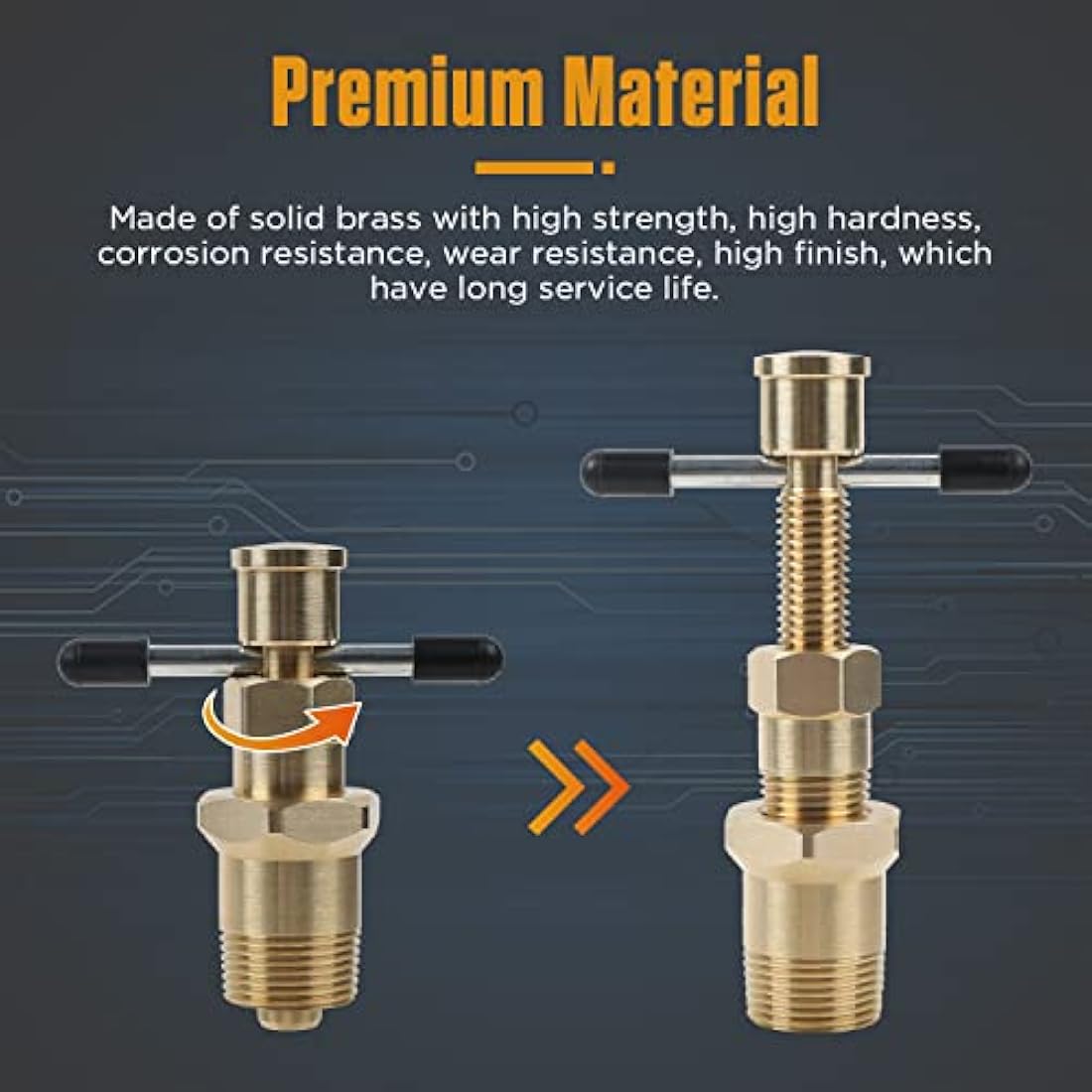 VKALTUL Olive Remover Tool | Brass Pipe Puller for 15mm & 22mm Pipes