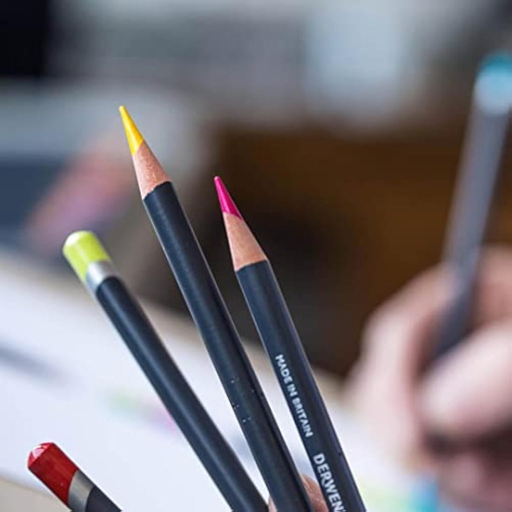 Derwent Procolour Pencils - Set of 24 Professional Drawing Pencils in Tin
