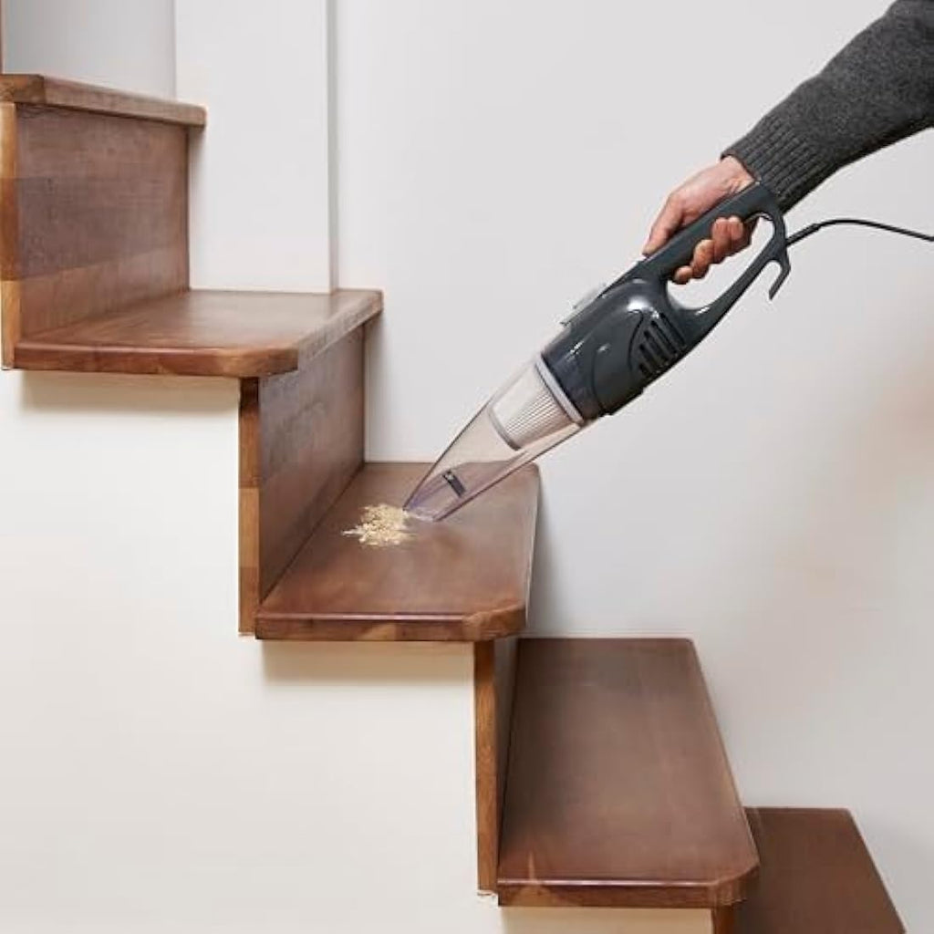 2-in-1 Corded Stick Vacuum with HEPA Filter - Black