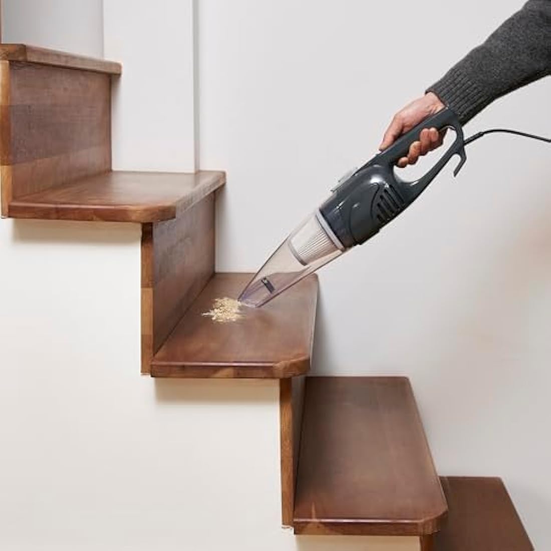 2-in-1 Corded Stick Vacuum with HEPA Filter - Black