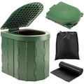 Portable Camping Toilet – Collapsible ABS Outdoor Potty with Bags