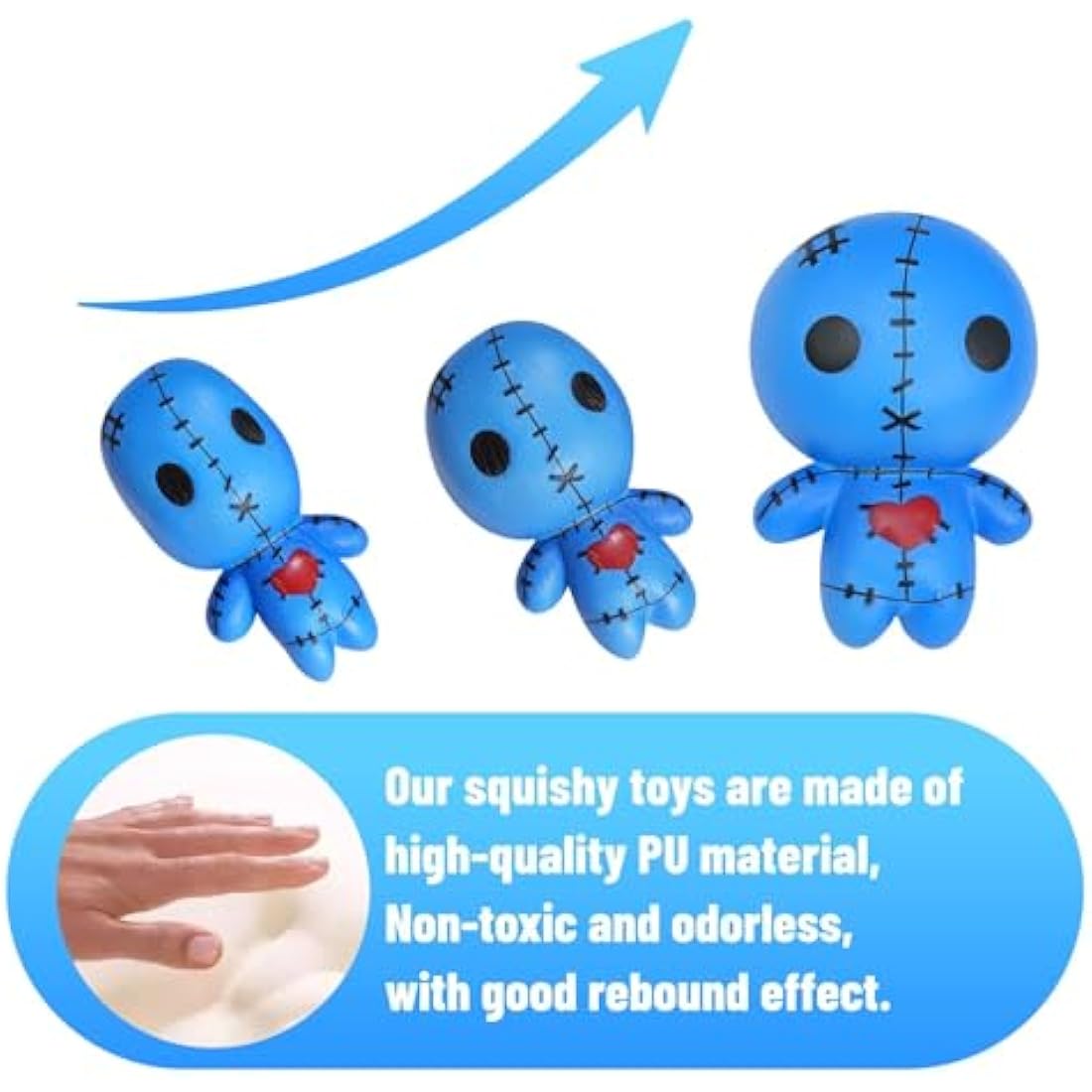 Anboor Ghost Doll Squishy – Slow Rising Kawaii Foam Sensory Toy