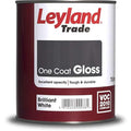 Leyland Trade One Coat Gloss Paint | Brilliant White Interior - 750ml