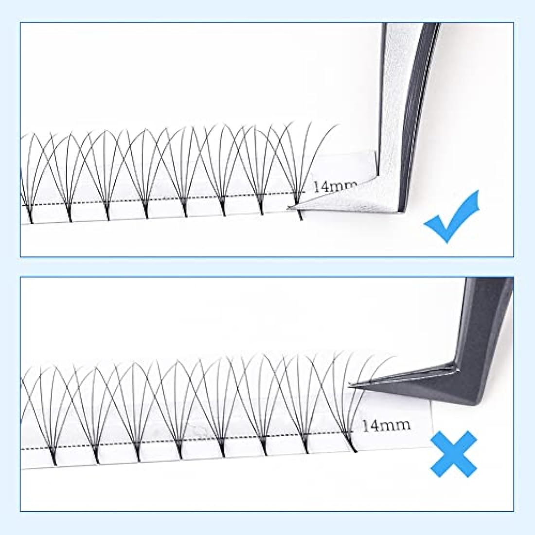 Gemerry 5D Premade Fan Eyelash Extensions | 0.07mm D Curl Russian Volume