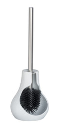 Wenko Drop Neo Ceramic Toilet Brush Set – Hygienic Silicone, White