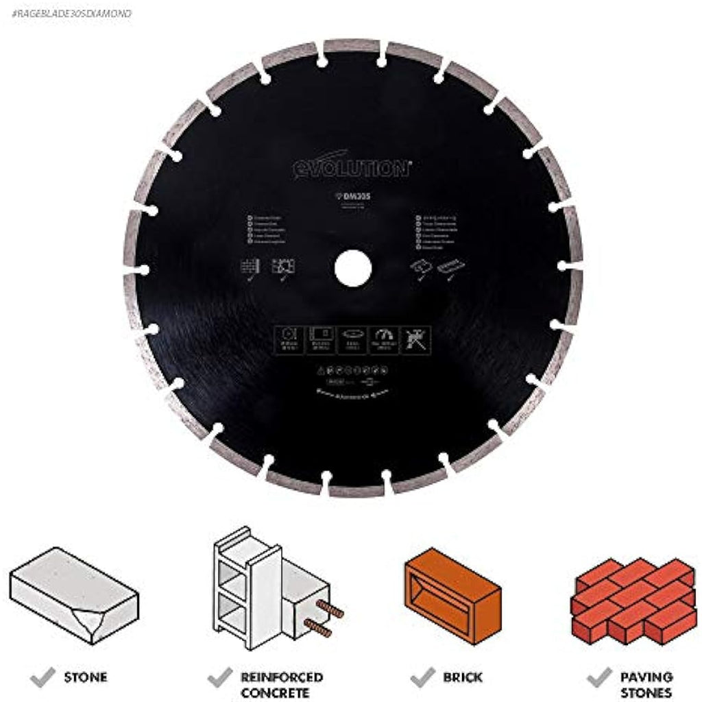 Evolution 305mm Diamond Blade for Roof Tiles and Slate |