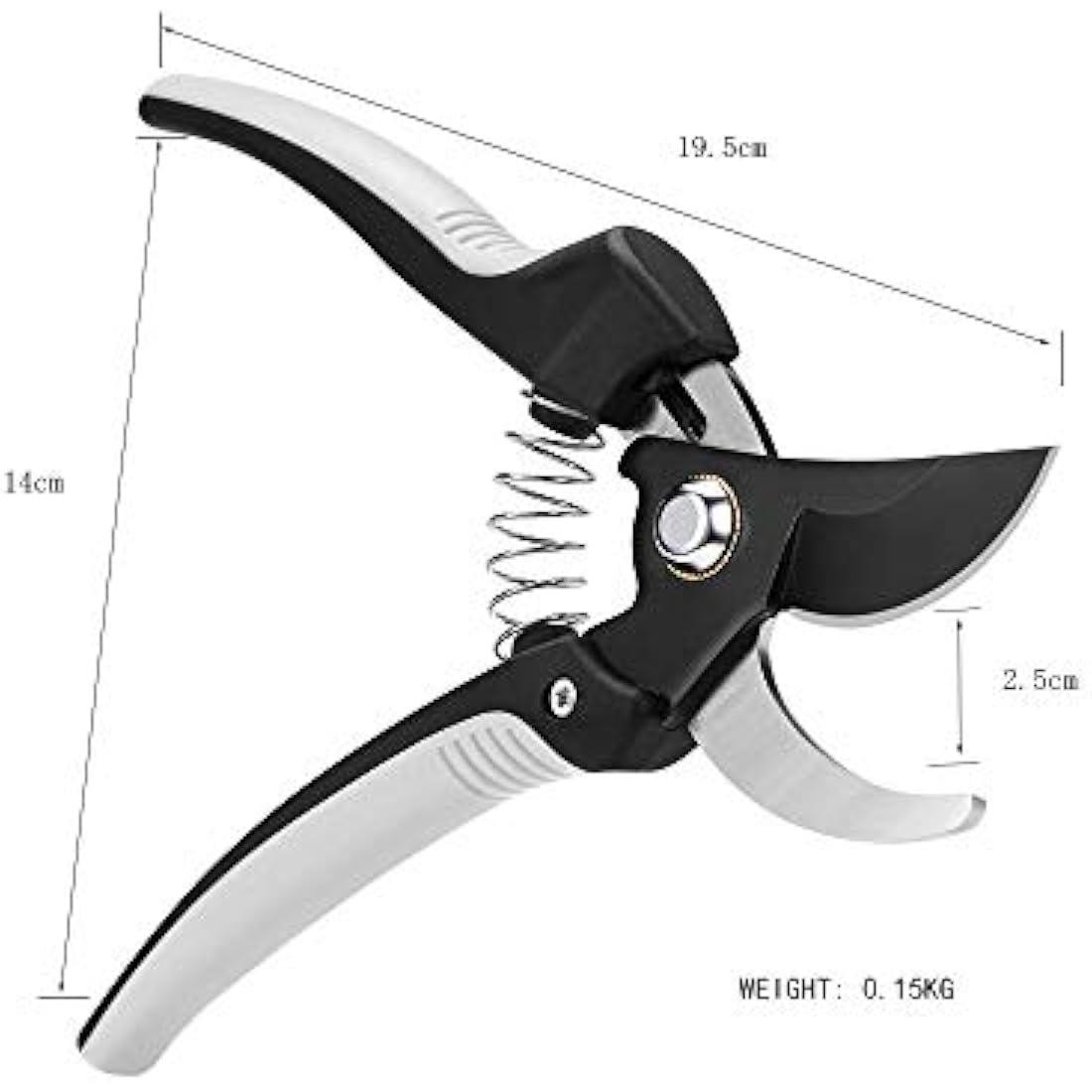 Jolof Store SK-5 Steel Pruning Shears – Professional Bypass Garden Clippers