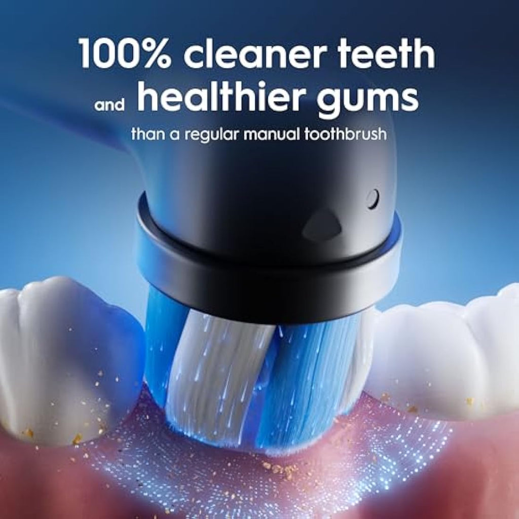 Oral-B iO5 Electric Toothbrush - Smart A.I. Cleaning & Travel Case, Black