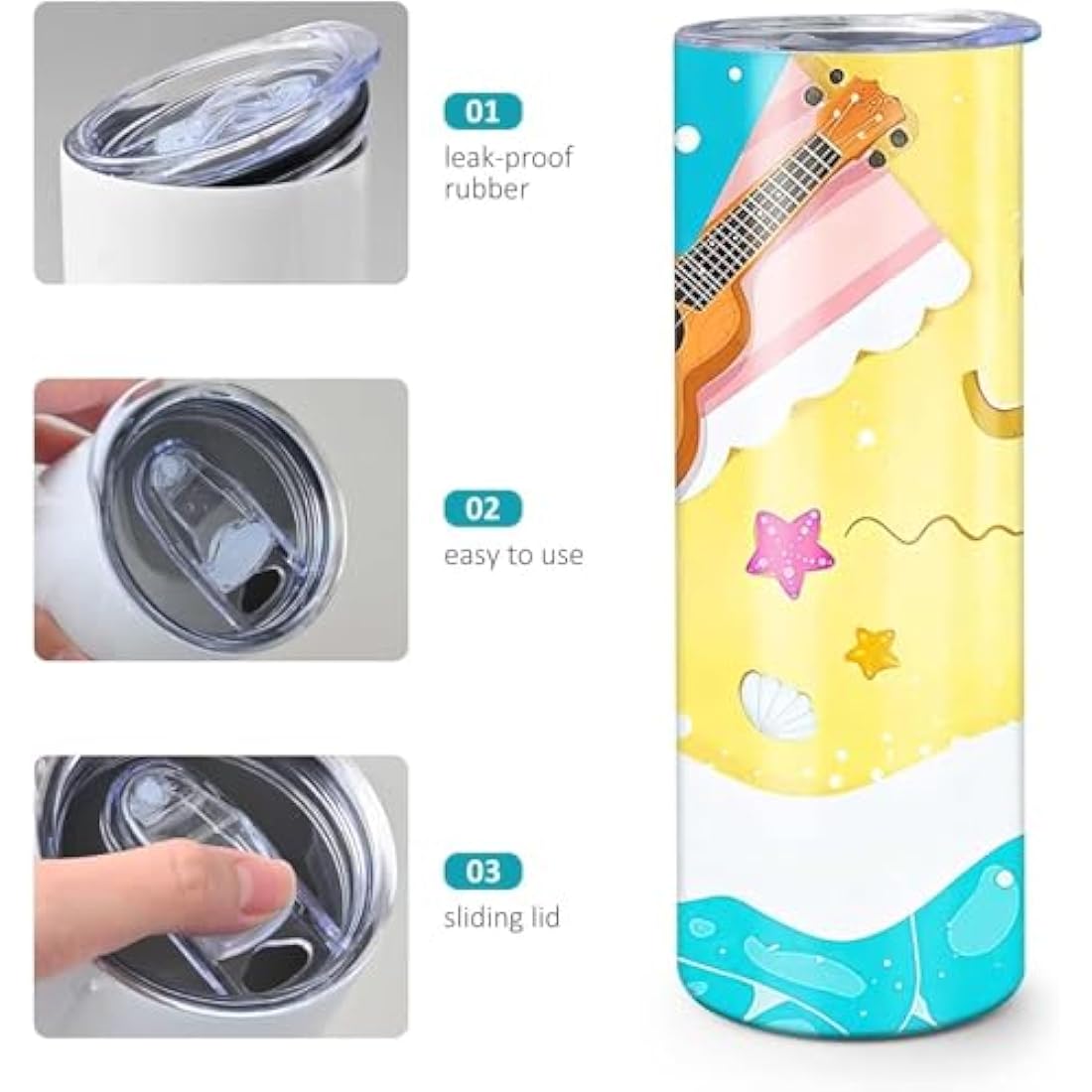 MSYU 20oz Sublimation Tumblers Bulk – 10 Pack Straight Stainless Steel