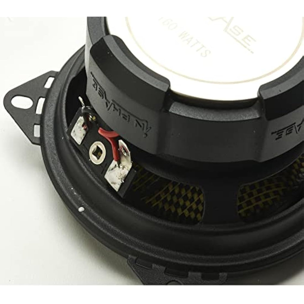 In Phase SXT1035 4 Inch 200W 2-Way Coaxial Shallow-Mount Car Speakers