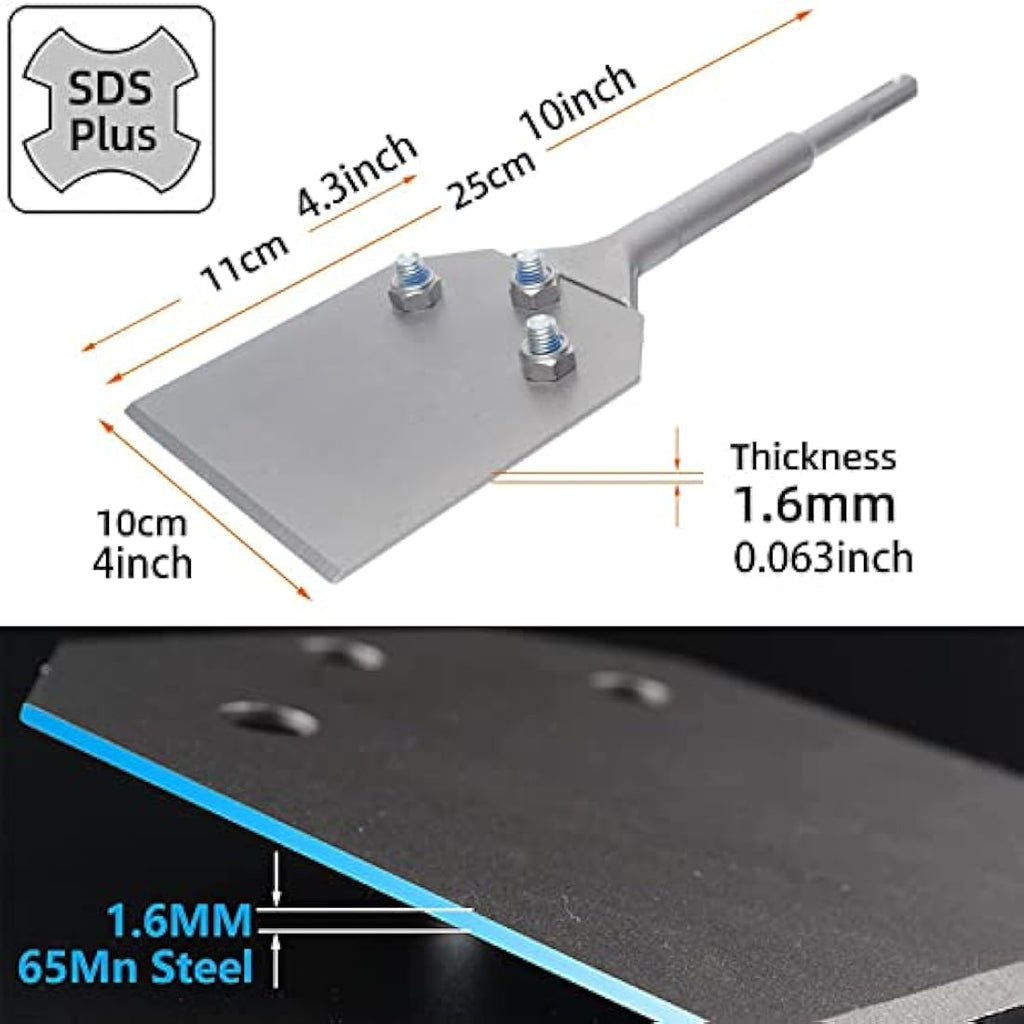 SDS-Plus Floor Scraper Chisel | 100mm Tile & Adhesive Remover