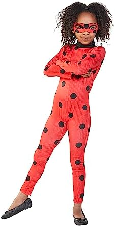 Rubie's Miraculous Ladybug Kids Superhero Costume with Eye Mask