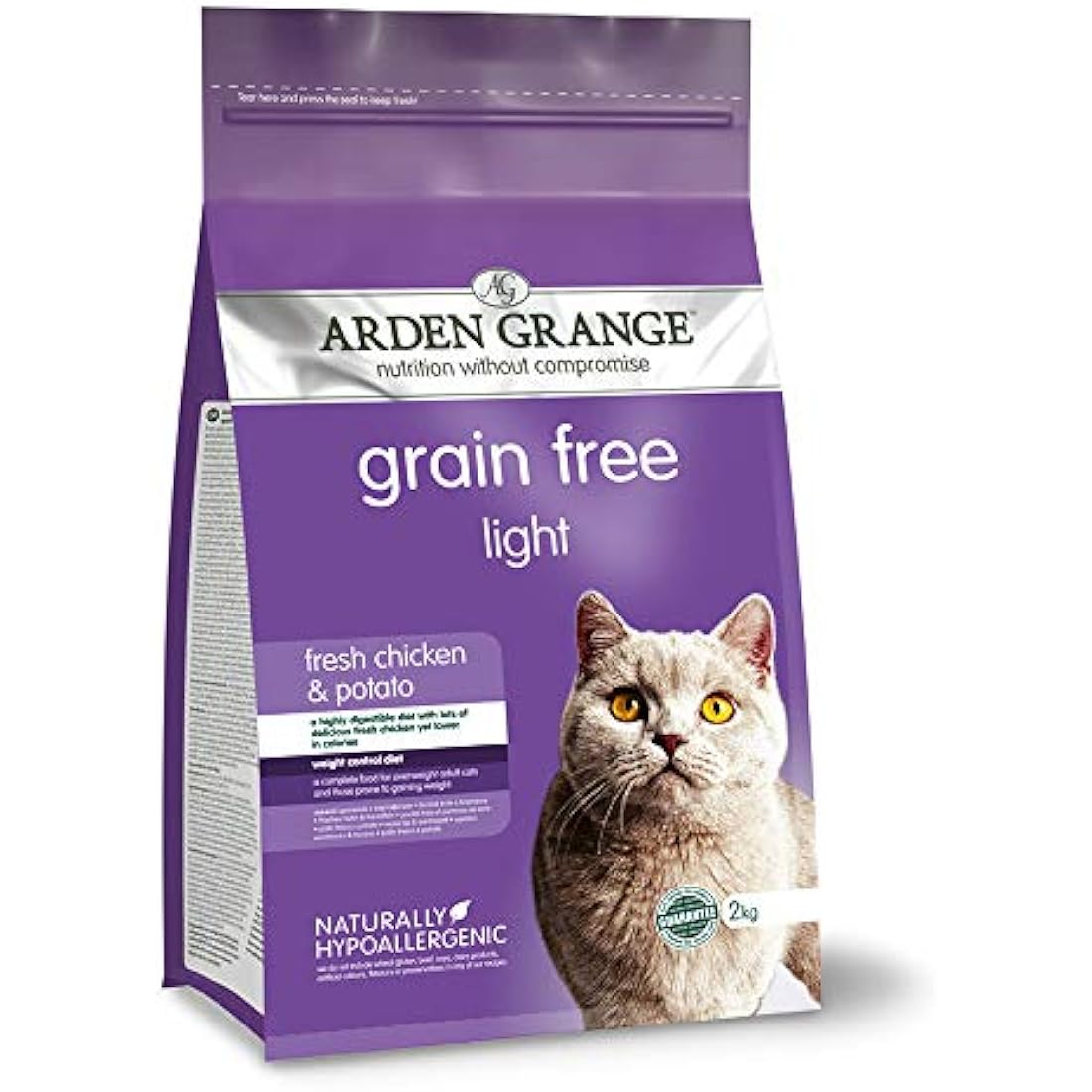 Arden Grange Light Chicken Cat Food – Grain-Free Weight Management 400g