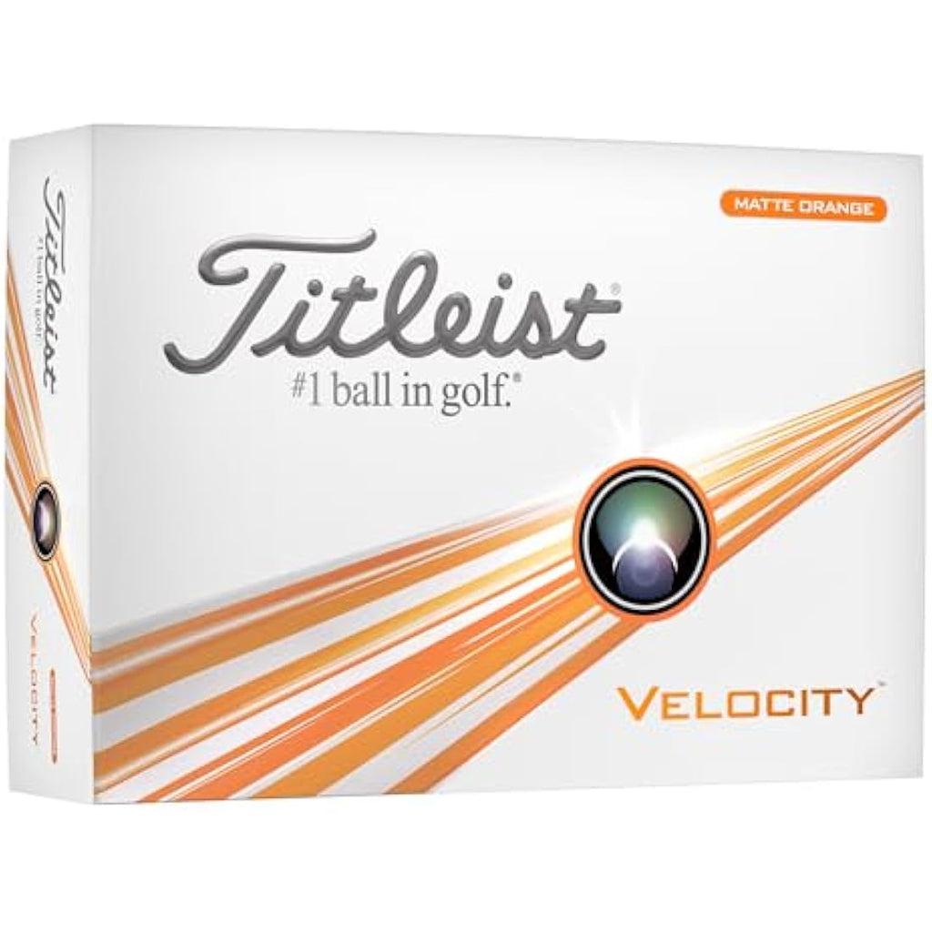 Titleist Velocity Golf Balls – High Speed LSX Core, 12 Pack White
