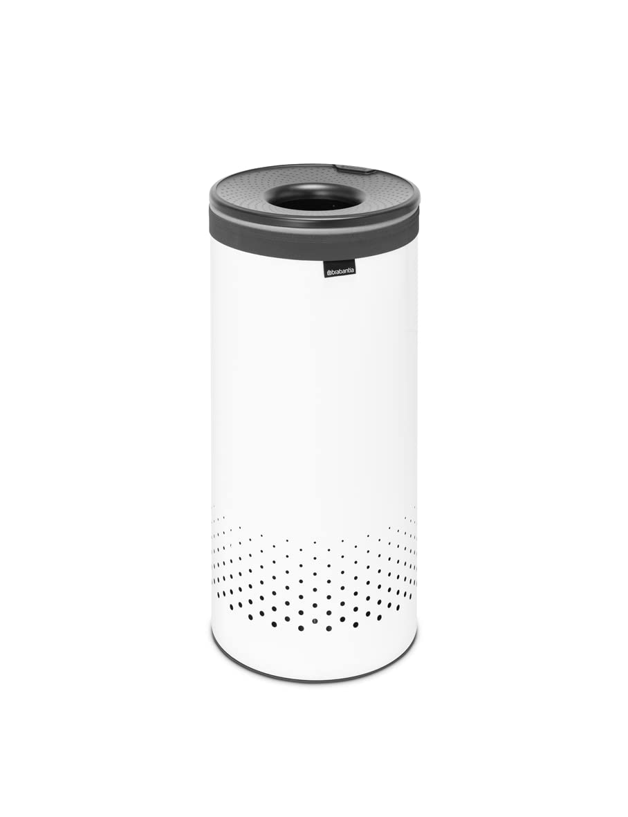 Brabantia 35L Laundry Bin – White Corrosion Resistant Hamper