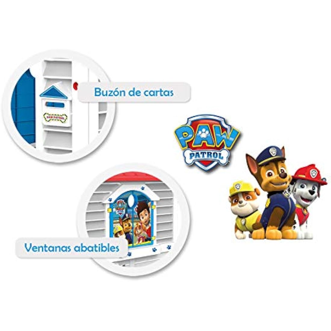 Chicos Paw Patrol Kids Playhouse – Durable Outdoor Garden Cabin