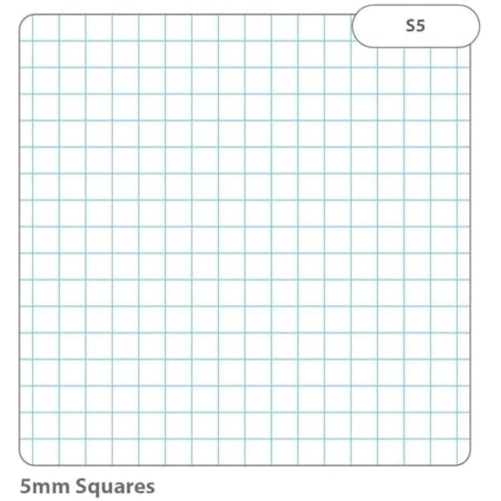 RHINO A4 Loose Leaf Squared Paper | 5mm Grid, 500 Sheets, Hole Punched