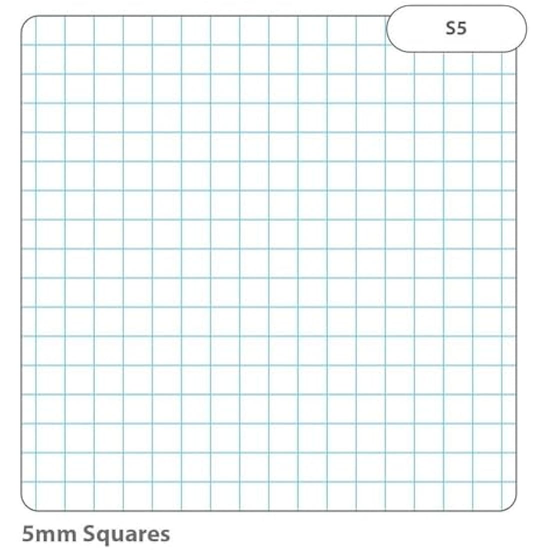 RHINO A4 Loose Leaf Squared Paper | 5mm Grid, 500 Sheets, Hole Punched