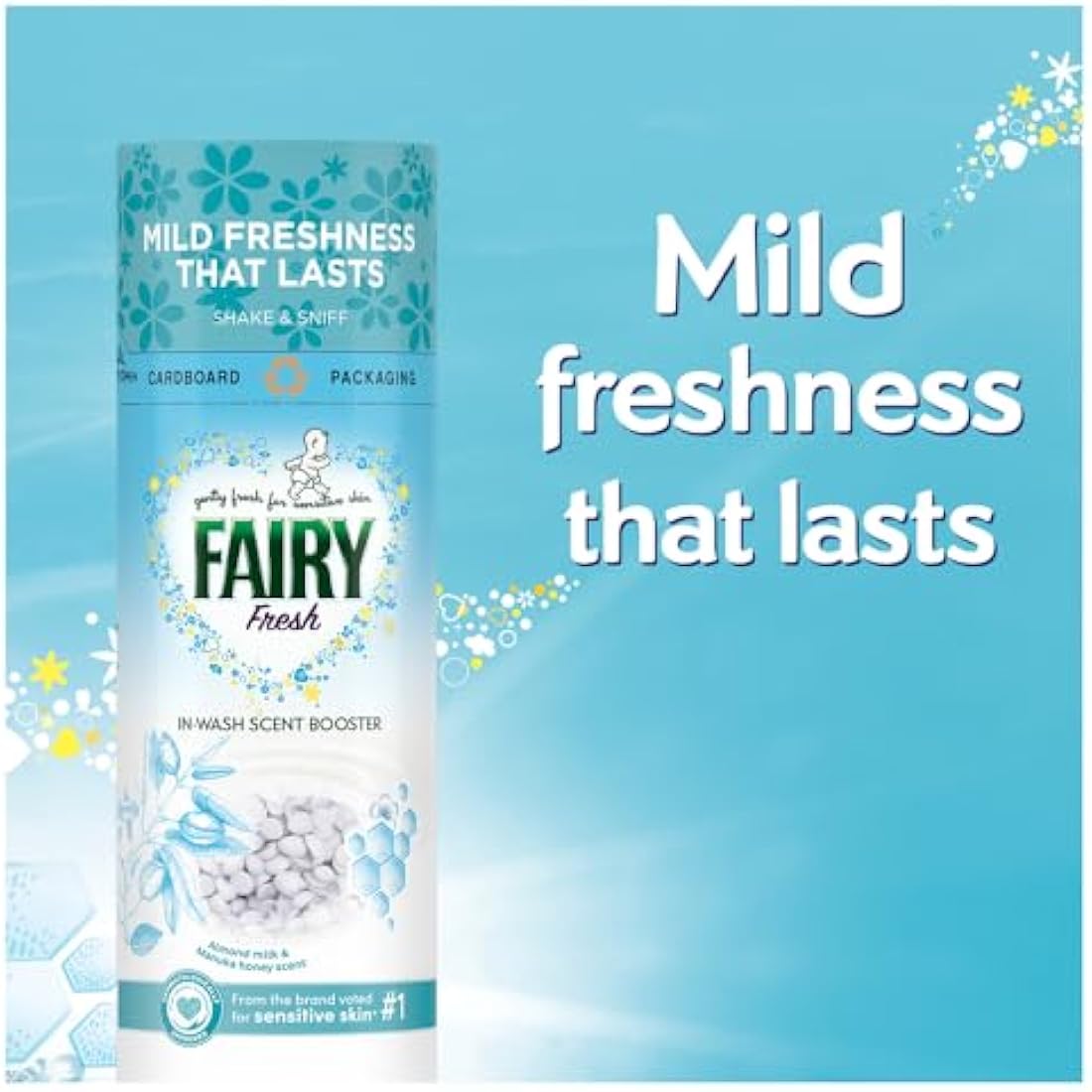 Fairy In-Wash Scent Booster Beads for Sensitive Skin - 6 x 245g