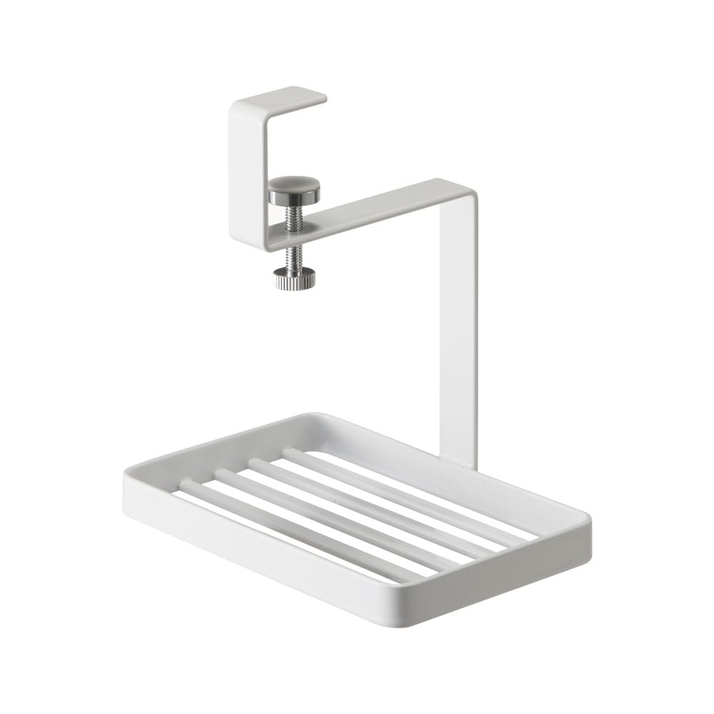 Yamazaki Modern Steel Soap Dish – Minimalist Black Bathroom Organizer