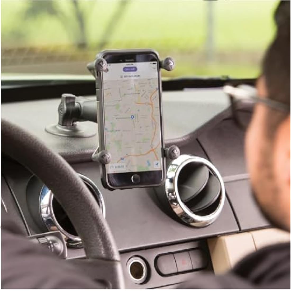 RAM Mount Universal Flex Adhesive Phone Holder – Heavy Duty USA Made
