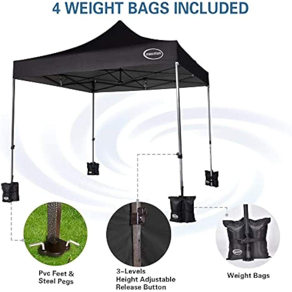 Maximus 3x3m Heavy Duty Pop Up Gazebo – Waterproof Commercial Market Stall