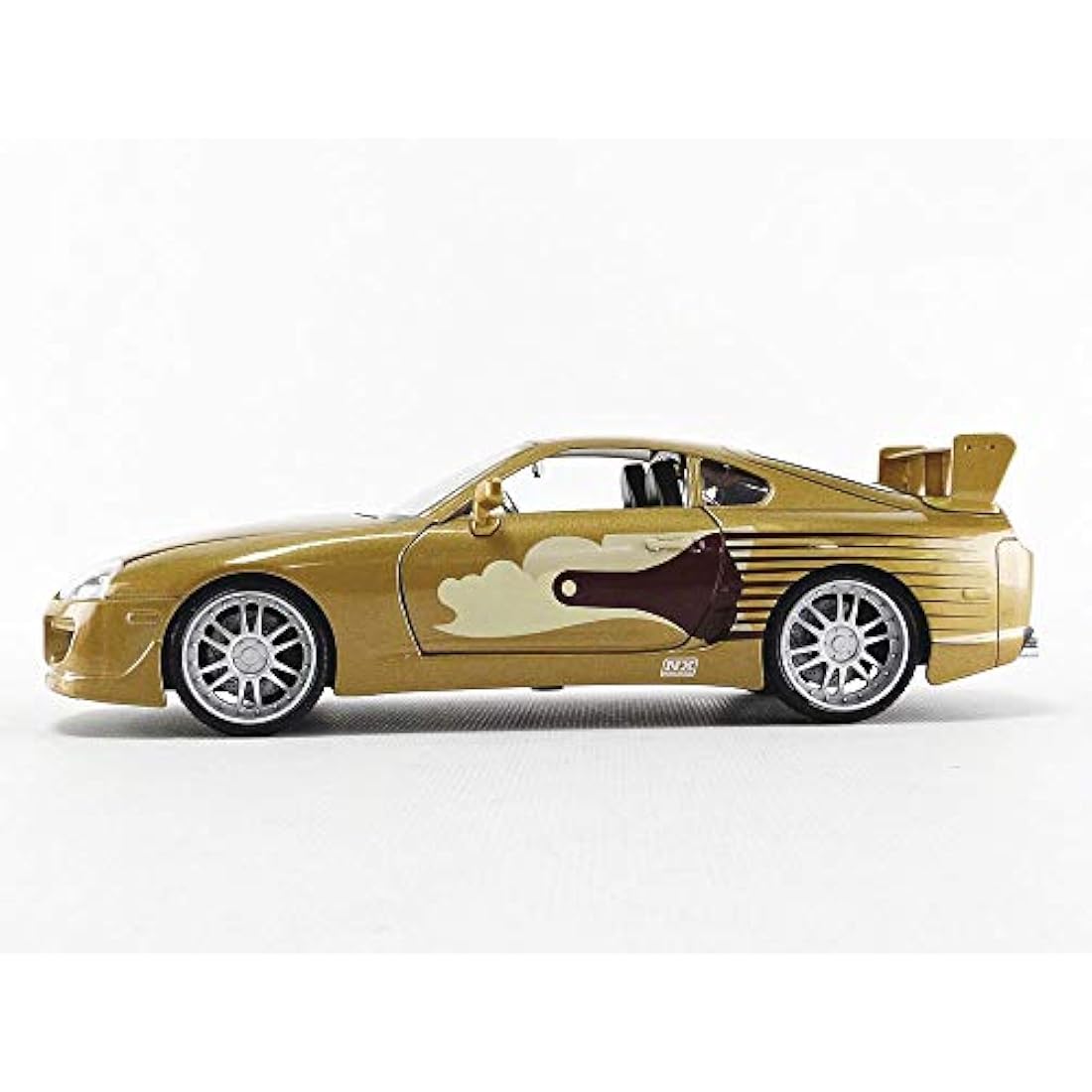 Jada Fast and Furious 1:24 '95 Toyota Supra Diecast Model Car - Gold
