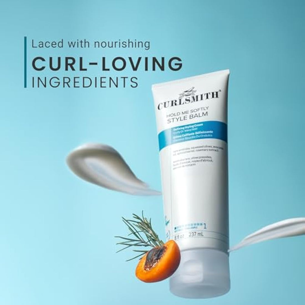 Curlsmith Hold Me Softly Style Balm – Vegan Soft Hold Curl Cream (474ml)