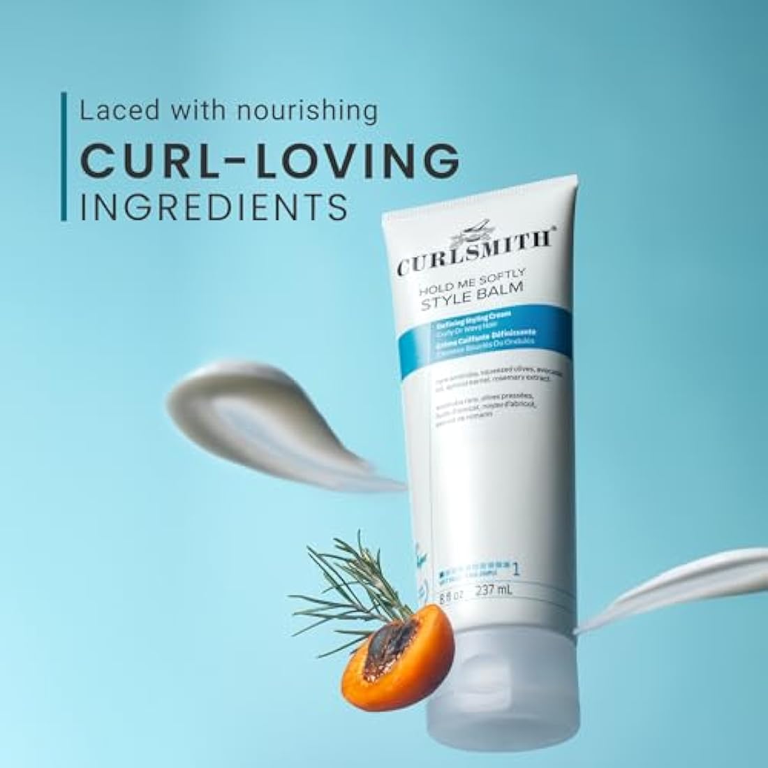Curlsmith Hold Me Softly Style Balm – Vegan Soft Hold Curl Cream (474ml)