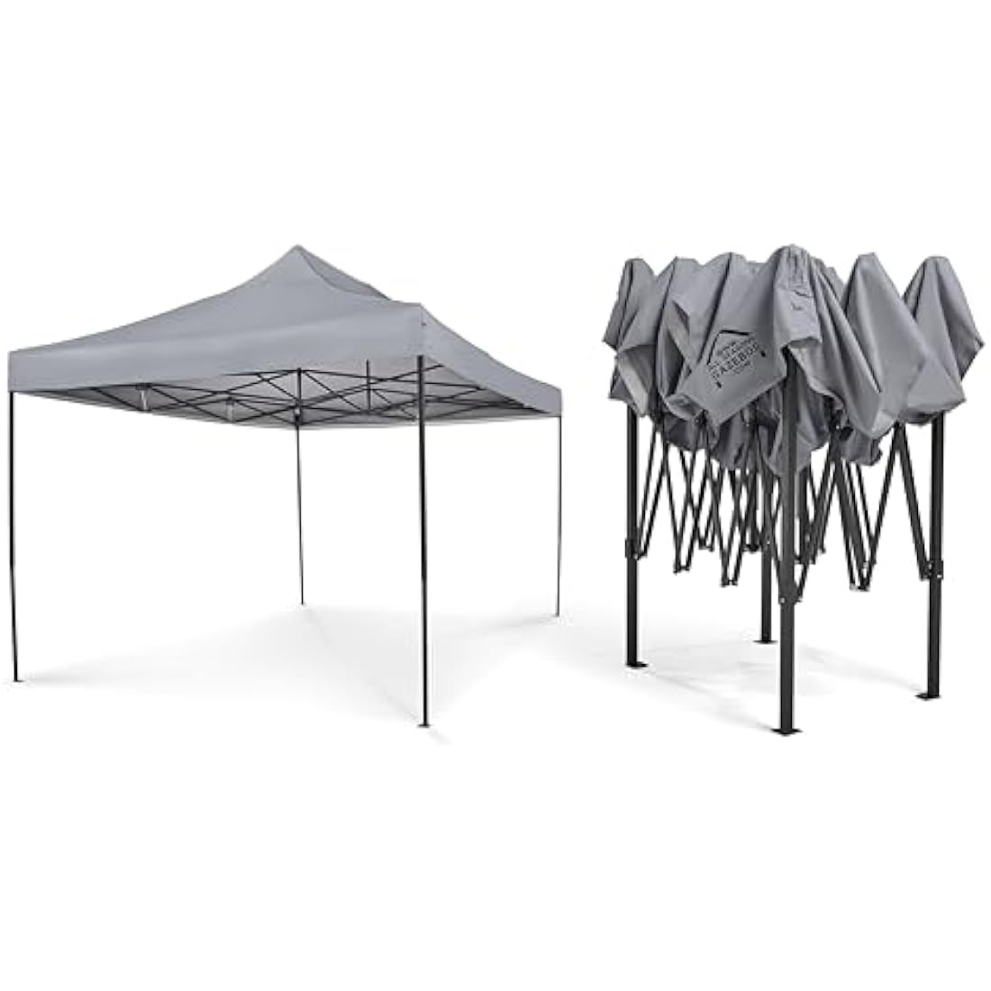 All Seasons Gazebos 3x4.5m Waterproof Pop Up Gazebo – Metallic Grey
