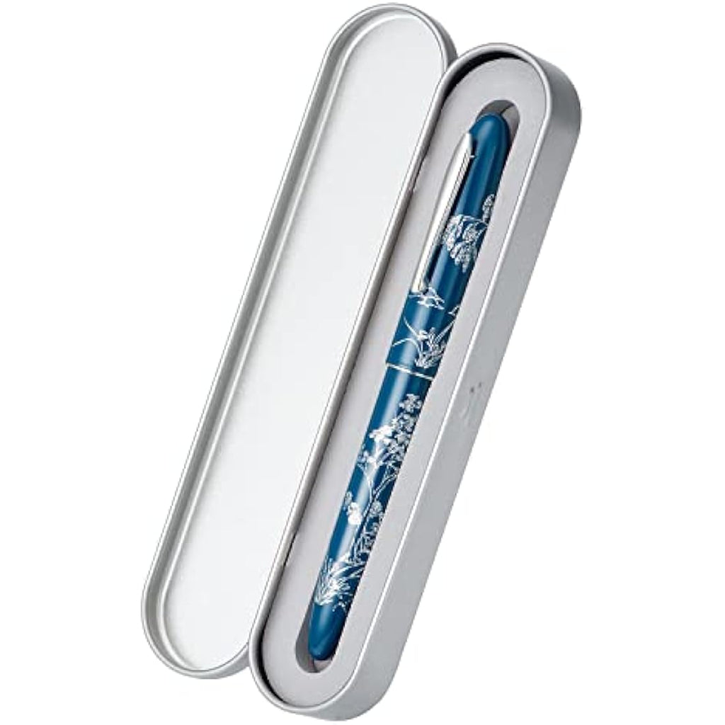 Hongdian N23 Blue Rabbit Fountain Pen | Extra Fine Nib Silver Trim