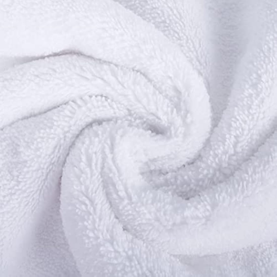 Polyte Microfibre Bath Towel - Quick Dry Lint Free Pack of 4 (White)