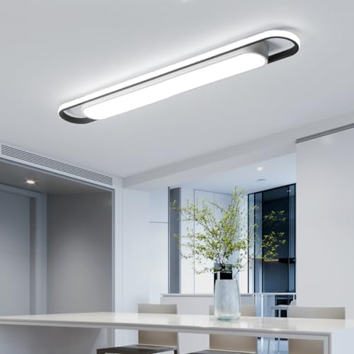 Naroume 4ft Linear LED Ceiling Light | 62W Modern Acrylic Flush Mount