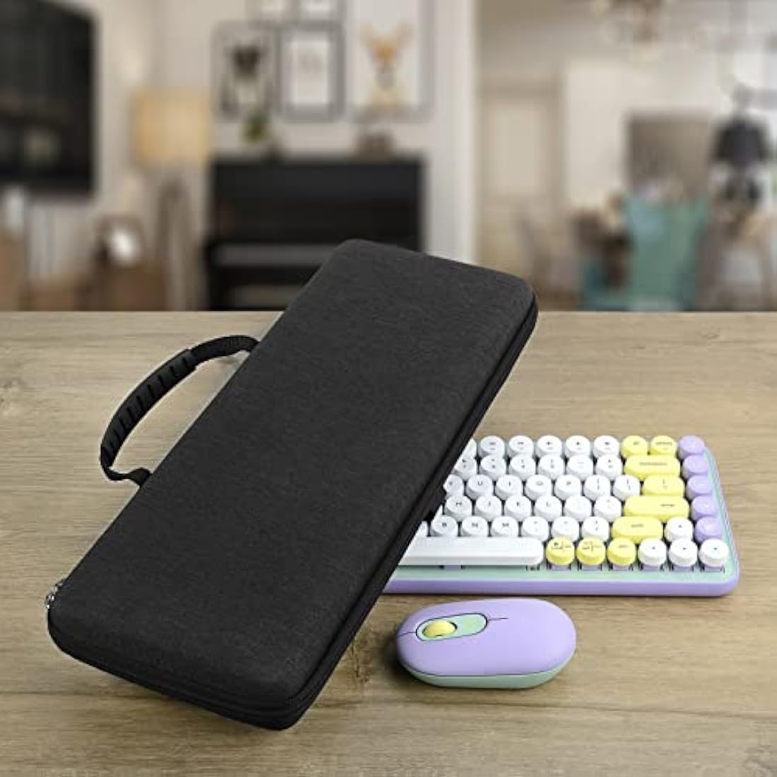 Geekria 75% Keyboard Case | Hard Shell Travel Bag for Logitech & Keychron
