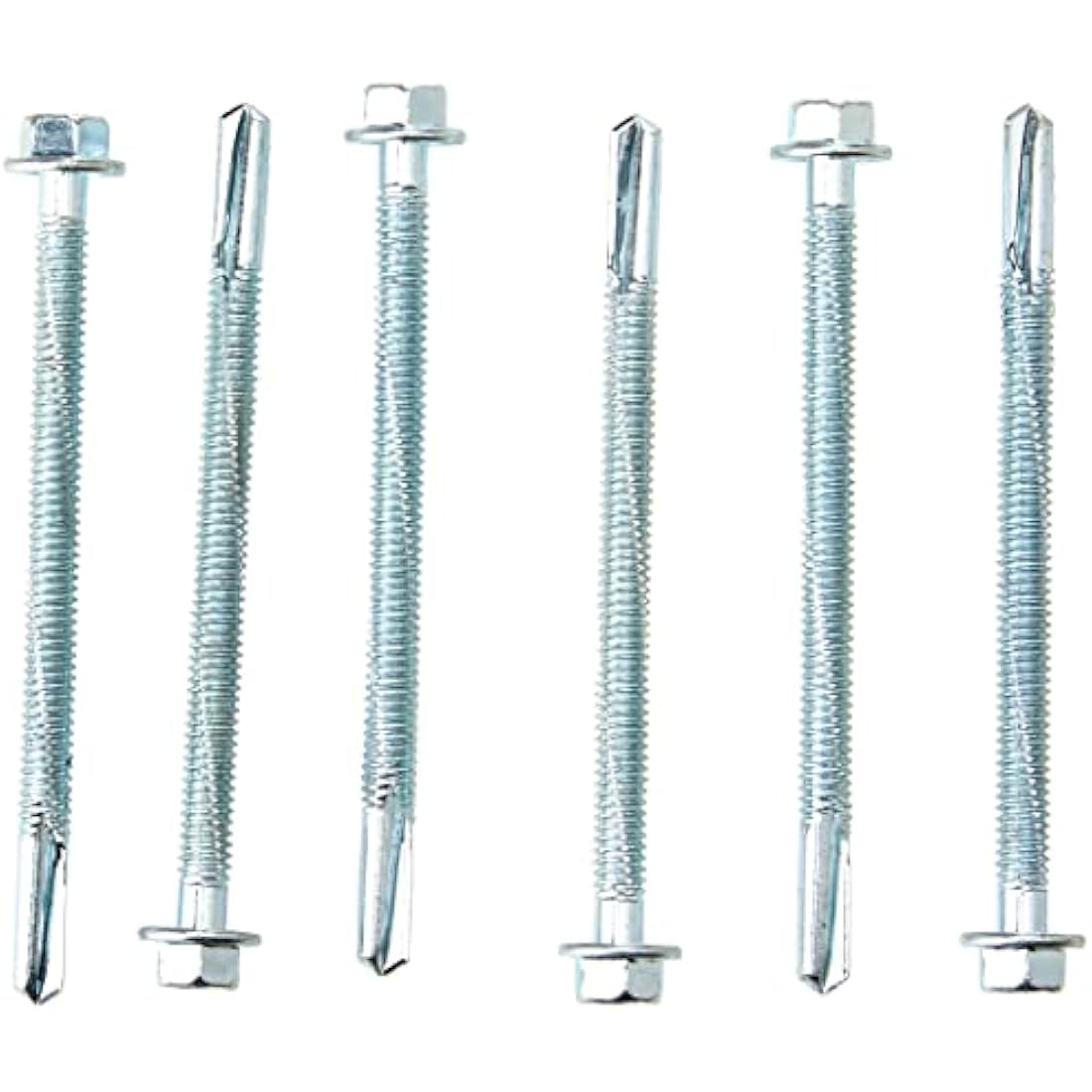TIMCO Heavy Section Metal Screws – 5.5 x 80mm Hex Self-Drilling Zinc