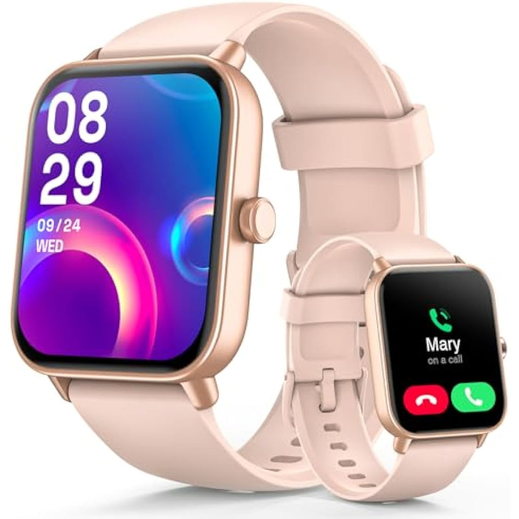 Fitpolo Smart Watch – 1.8" Fitness Tracker with Alexa & Bluetooth Calling