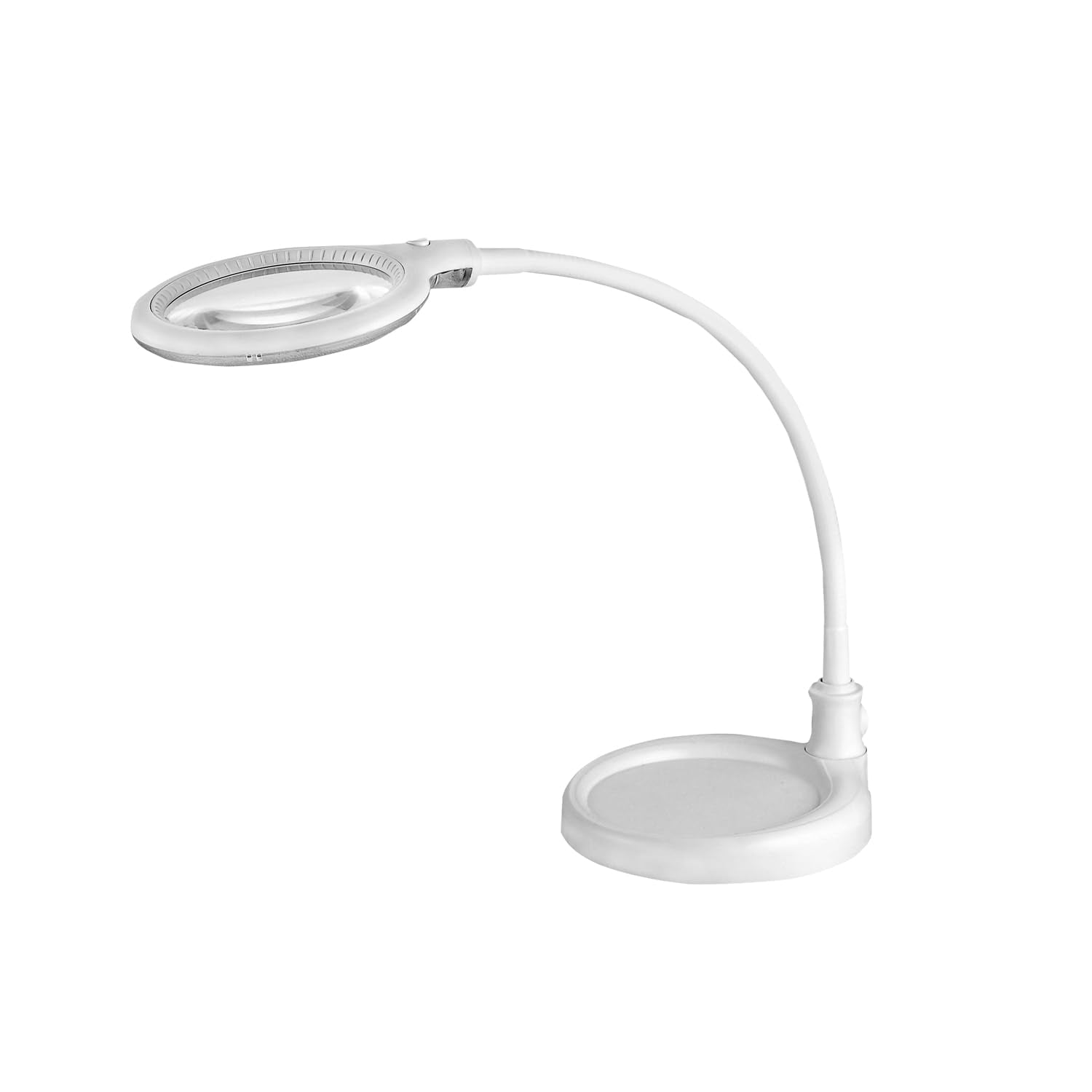 Lumeno 6805WS LED Magnifying Lamp | 5 Dioptres Glass Lens Clamp Light