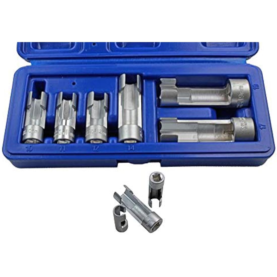 US PRO 6pc Slotted Socket Set 10-19mm for ABS and Sensor Access