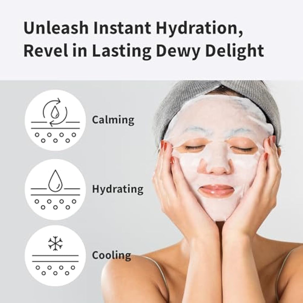 Benton Aloe Soothing Mask Pack – Hydrating & Cooling Sheet Mask (10 Pack)