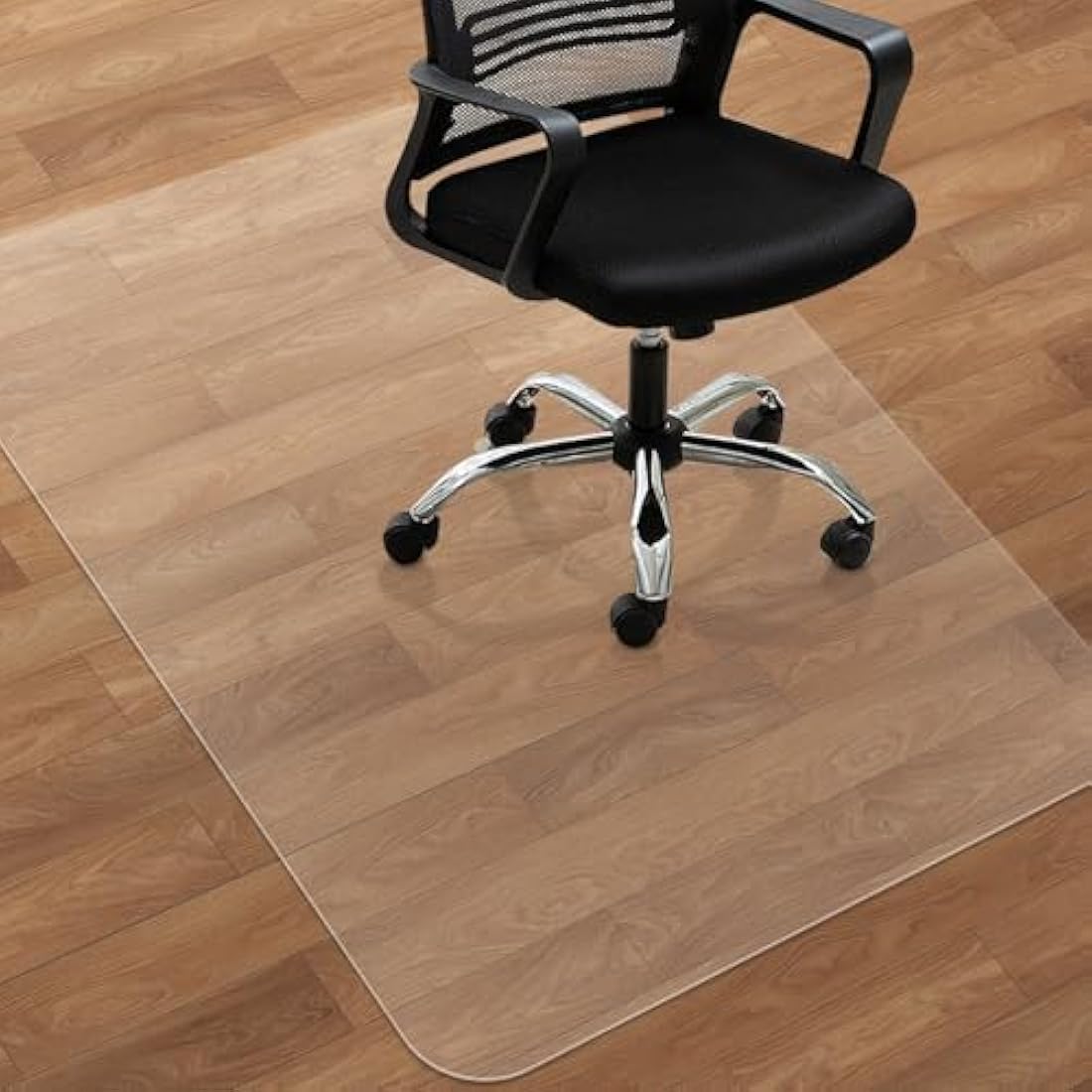 SHAREWIN Office Chair Mat for Hardwood Floors | 120x90cm PVC Protector