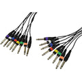 Cobra 8-Way Mono Jack to Jack Loom Audio Patch Lead - 3 Metres