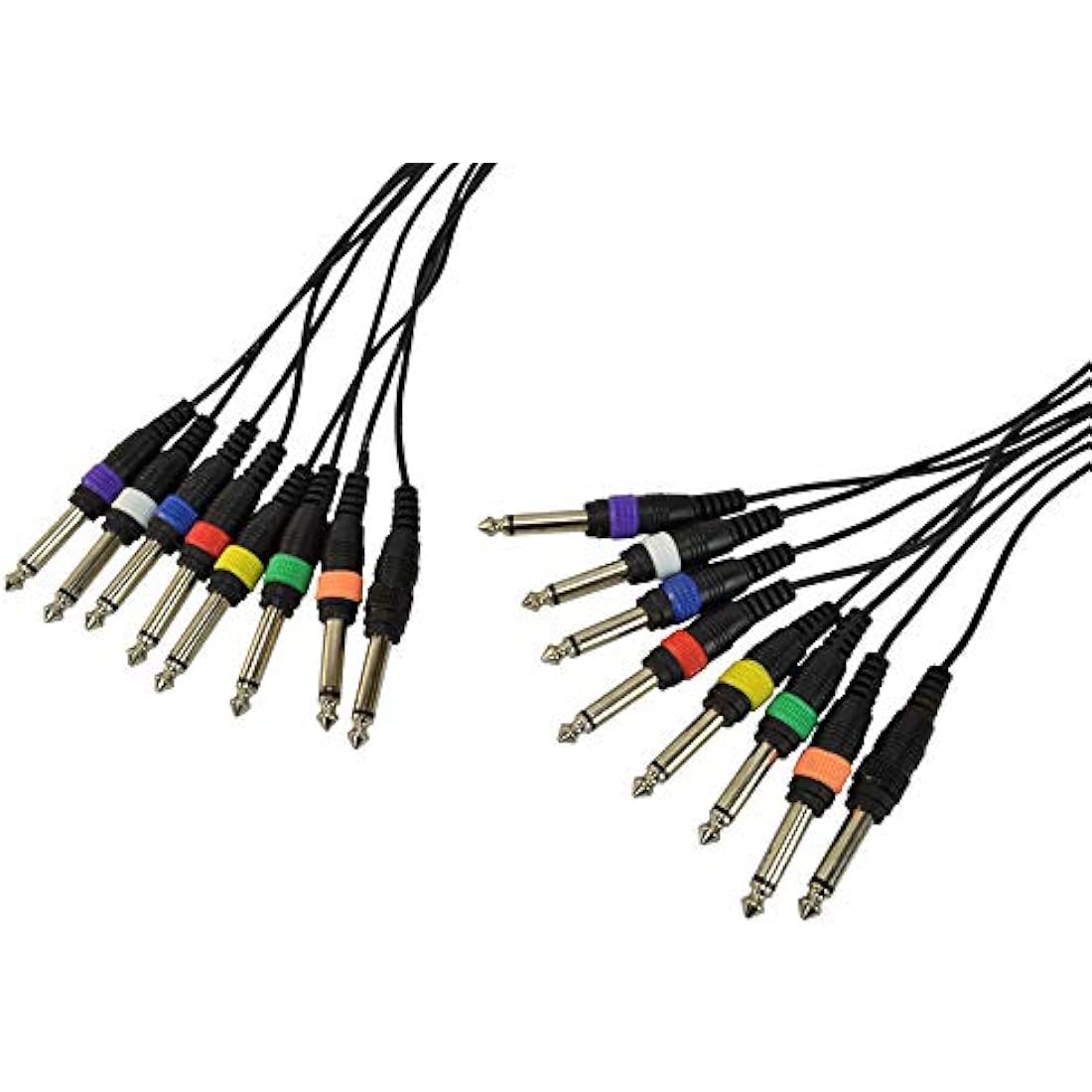 Cobra 8-Way Mono Jack to Jack Loom Audio Patch Lead - 3 Metres