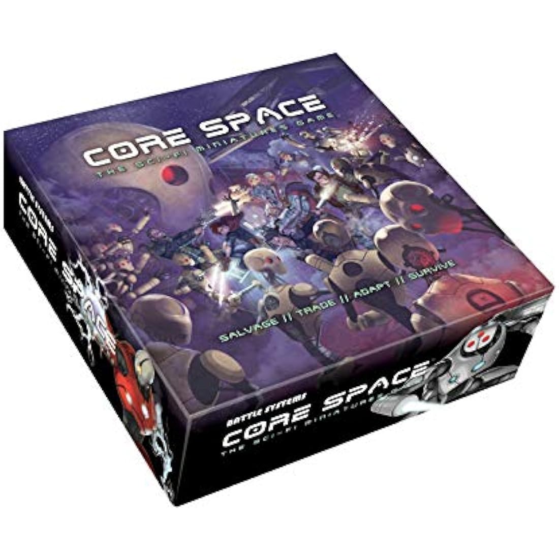 Battle Systems Core Space Starter Set | Sci-Fi Board Game with 3D Terrain