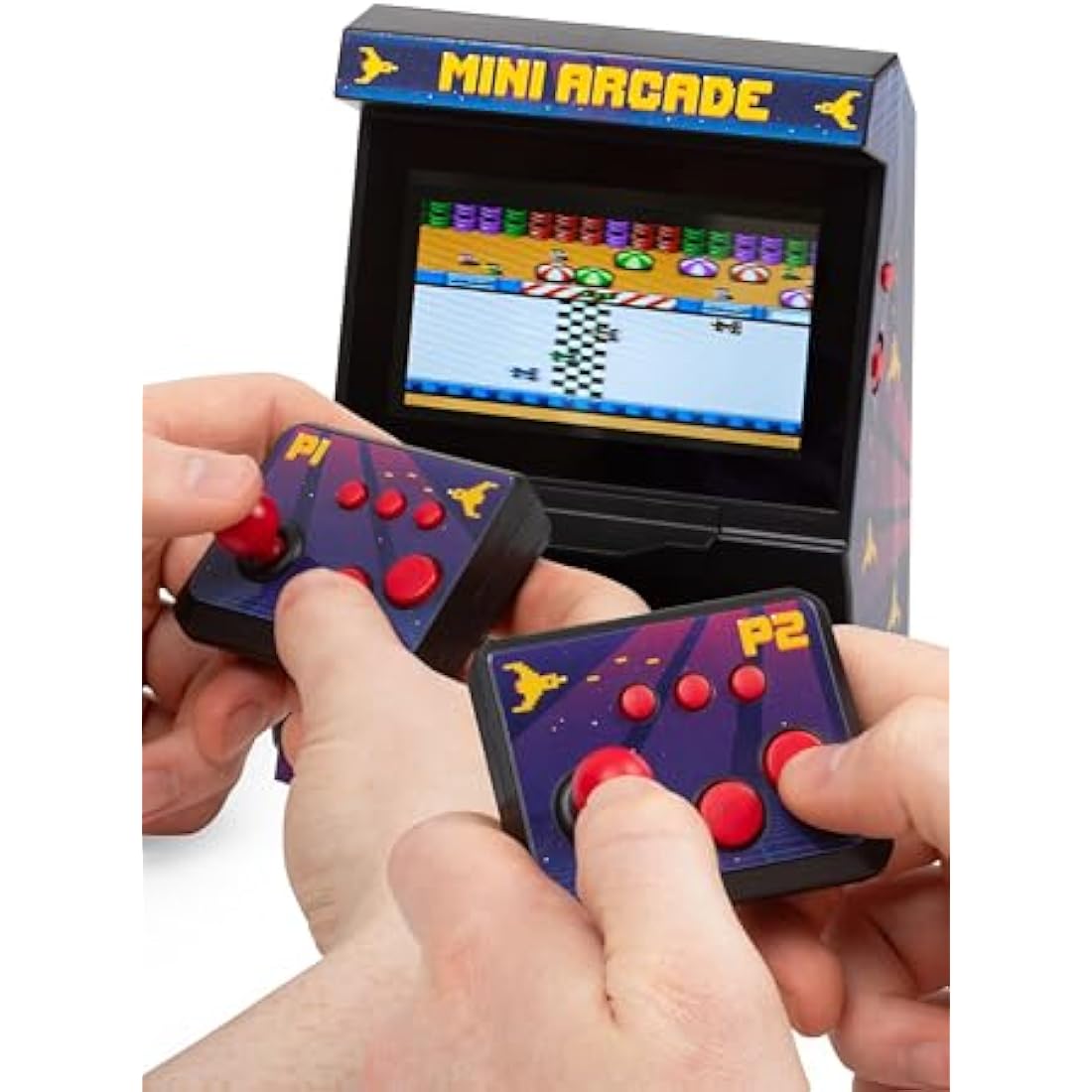 Mini Arcade Machine | 300 8-Bit Retro Games & 2 Wireless Joysticks