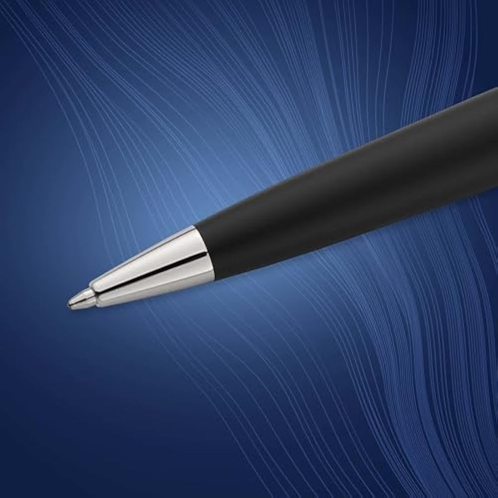 Waterman Expert Ballpoint Pen – Matte Black & Chrome, Medium Tip