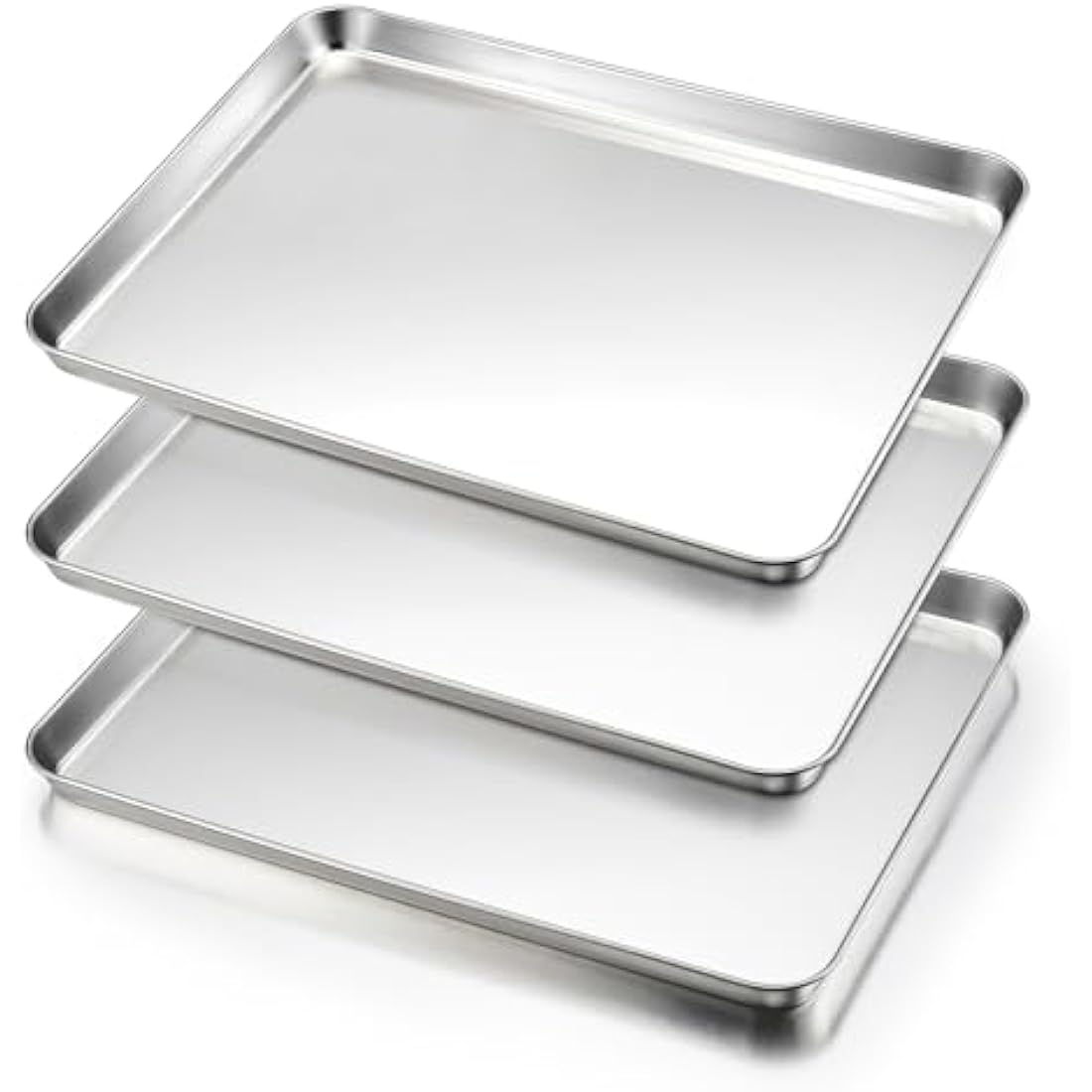 HaWare Stainless Steel Baking Tray Set | 3-Piece Large Cookie Sheets