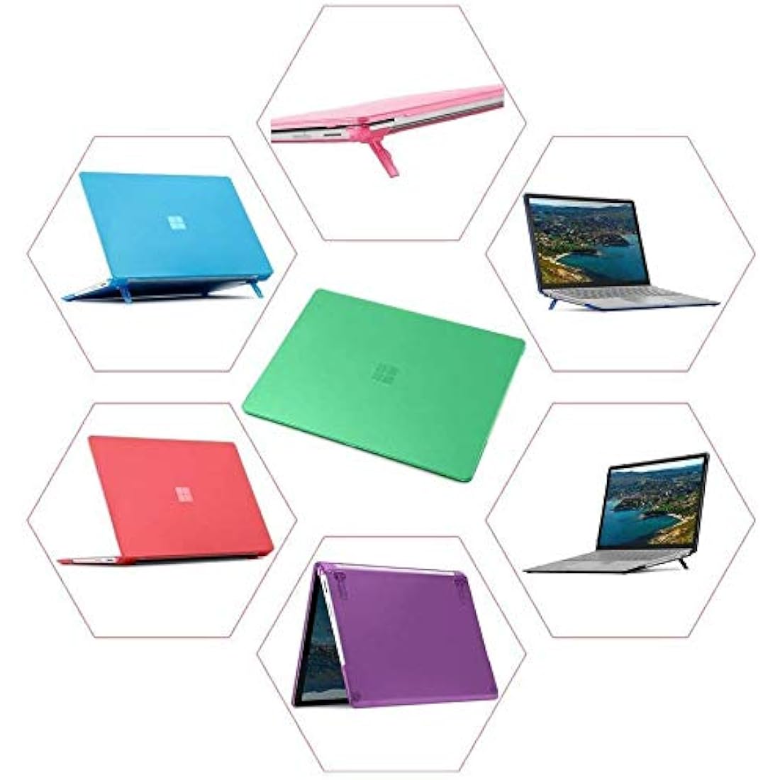 mCover Hard Case for 13.5-inch Microsoft Surface Laptop 1-4 | Clear