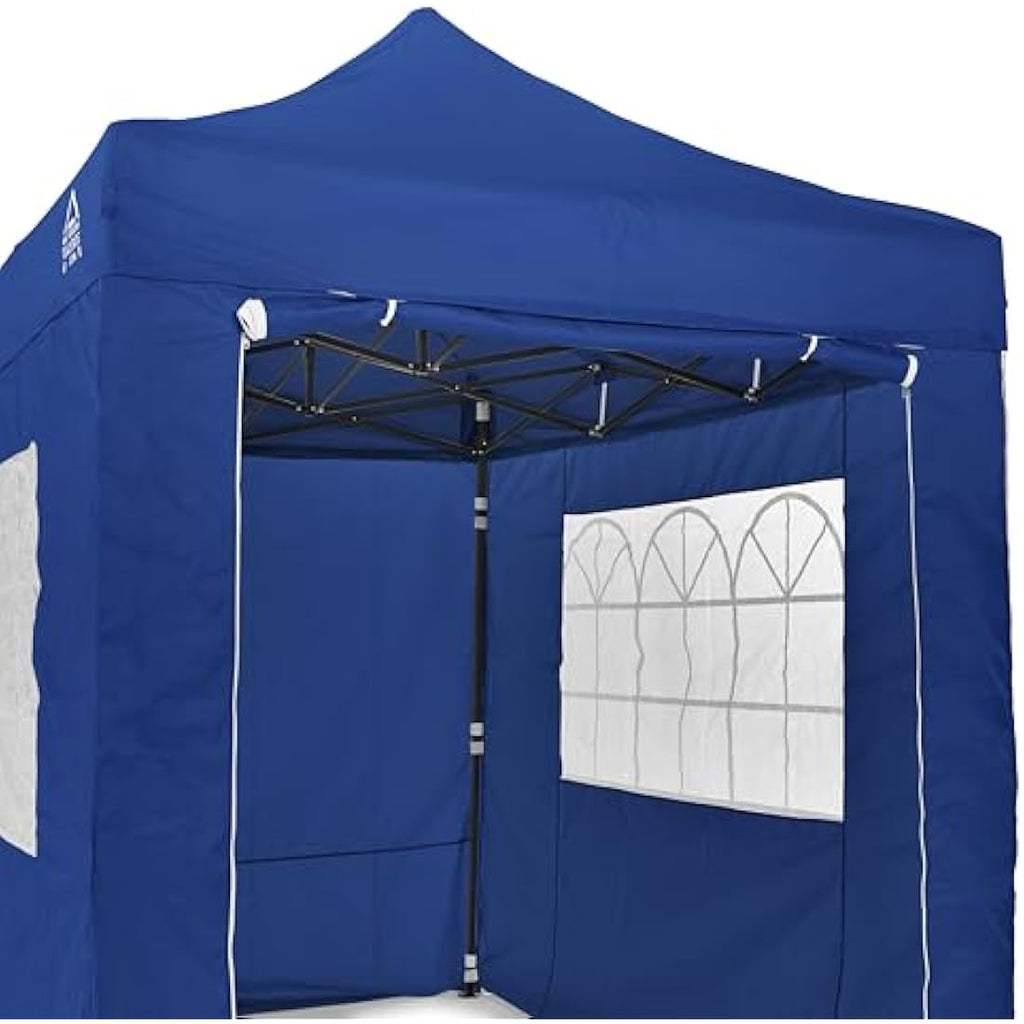 All Seasons Gazebos 3x2m Heavy Duty Pop Up Gazebo with Side Walls - Blue