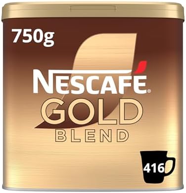 NESCAFÉ Gold Blend Instant Coffee Granules – Premium Roast 750g Tin