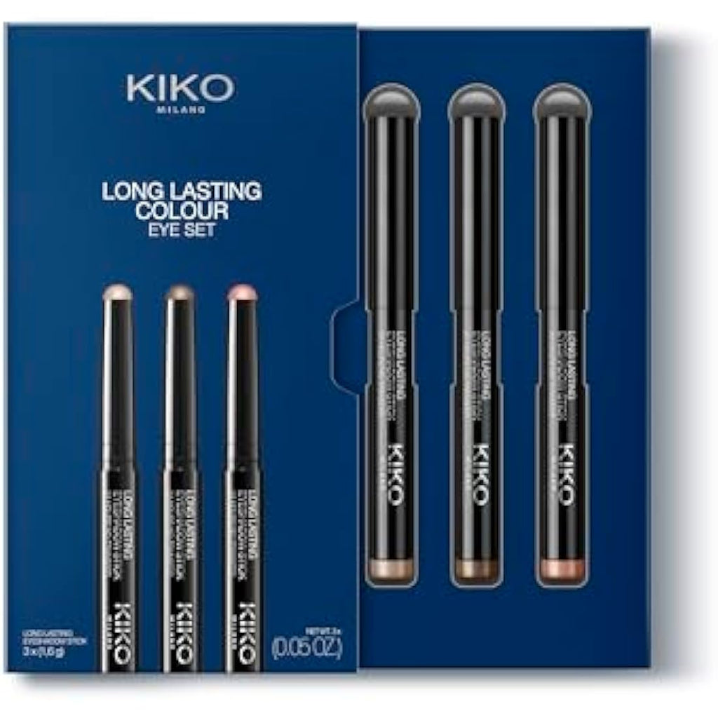 KIKO Milano Long Lasting Colour Eye Set - 3-Piece Eyeshadow Stick Kit